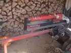 White 20 ton log splitter