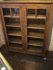 Signed LJ Stickley two door oak bookcase