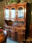 Nice wood china cabinet