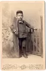 Carlisle Indian Boy Cab. photo  123SoldSC.com