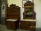 3 pr. walnut bedroom set