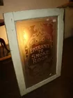 Antique Smoking Room Glass Panel