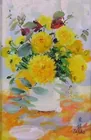 O/C Fleurs signed Le Pho