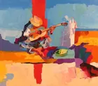 O/C signed Don Hazen 40x46in