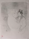 Litho/Ida Heath au bar/Toulouse-Lautrec