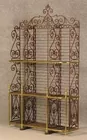 19th c French bakers rack 105in h