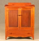 Pine/poplar jelly cupboard 19th c.