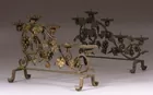 Hand wrought candle stands