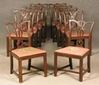 Chippendale style chairs 10