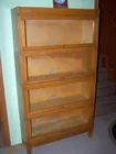 Oak stacking bookcase