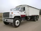 1992 GMC Top Kick Single Axle Grain Truck
