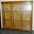 3 Door Oak Bookcase