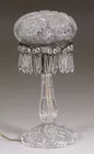 Cut glass lamp