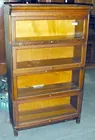 4 Stack Oak Barrister Bookcase