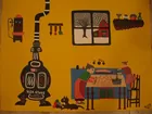 J.C. Litz painting 'Making Holiday Cookies'  