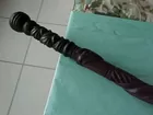 Frank Feathers Carved Cane(w/ HISTORY)