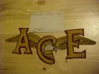 Ace Motorcycle Jacket Patch & Lic.