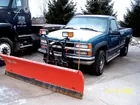 Chevy pickup w/plow