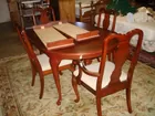 Q A TABLE & 6 CHAIRS