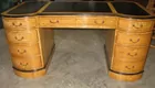 Burl wood partners desk