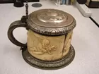 1800's Coin Silver & Ivory Tankard