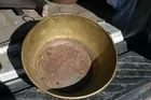 1850'S CONNECTICUT BRASS BOWL