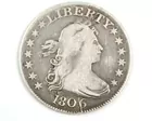 1806 Heraldic Eagle Bust Quarter VF-20 Die Break 