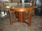 oak mission table
