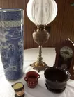 Schofield Estate Auction Victorian Oil Lamp