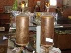 Pair of Early Floor Lamps Micra shades