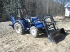 Tractor with attachments