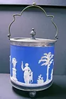 Jasperware Biscuit Jar