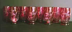 Cranberry Bohemian Tumblers