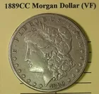 1889CC Morgan Silver Dollar