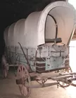 Farm box body wagon with top