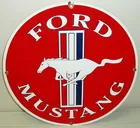 Ford Mustang Metal Sign