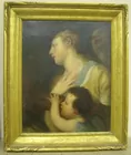 17th C mother and child OC