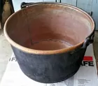 Large Copper Apple Butter Kettle