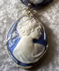 CAMEO PENDANT HAND WRAPPED A KLEINS AUCTION