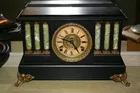 Black shelf clock