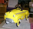 NIB Checkers Taxi  Pedal Car
