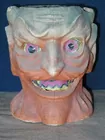 papier mache Halloween candy cont.