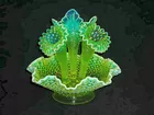 Fenton Epergne (topaz) pic-1