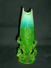 vaseline glass corn vase (pic 1)