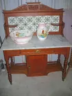 marble-top washstand