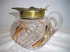 Lot# 225 - Vintage wide-mouth syrup pitc