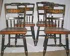 Lot# 181 - (4) Painted Hitchcock chairs