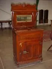ORNATE OAK ICE BOX