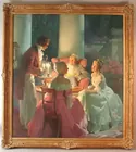 HADDON SUNBLOOM Oil / Canvas Moonlight and Roses