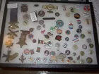 military medals, political buttons